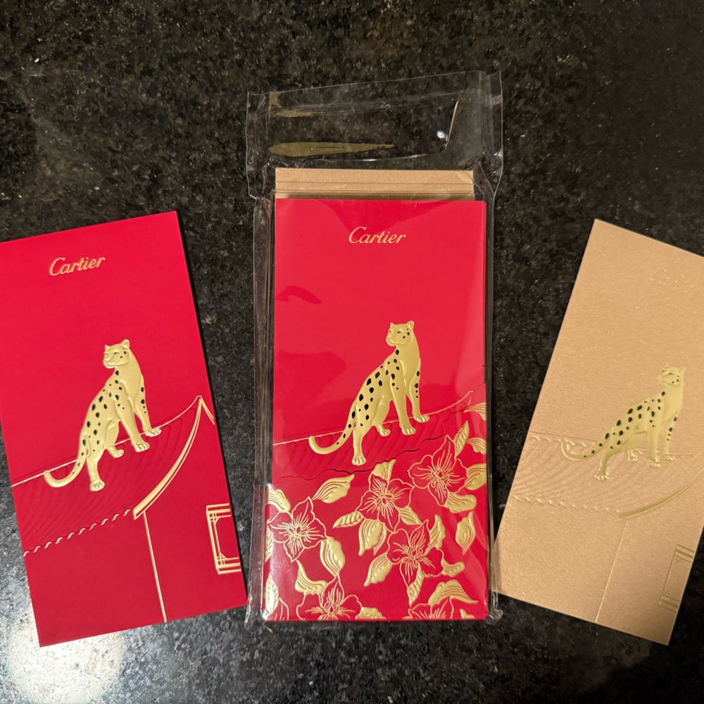 BRAND NEW money envelopes from Cartier